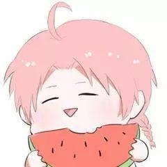 女生q版吃瓜头像,Q版女生吃瓜头像，带你领略萌趣瞬间